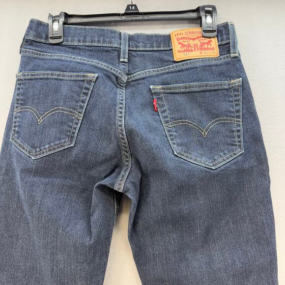 Levi's 541 Jeans Men's 30x32 Dark Blue Straight Leg Preppy Normcore Dad Jeans - Picture 3 of 13